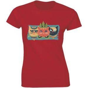 3 Cute Stylish Wild Cat Hunter T-shirt Tee